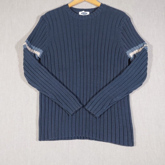 Old Navy Other - Old Navy Y2K Sweater Ribbed‎ Varsity Striped Mens XXL Preppy Grandpacore Casual